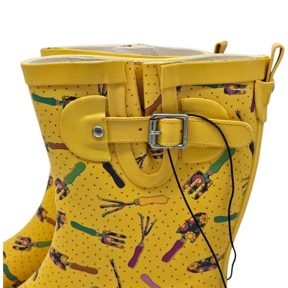 NWT Western Chief Rain Boots In The Garden Size 7 - Picture 7 of 11